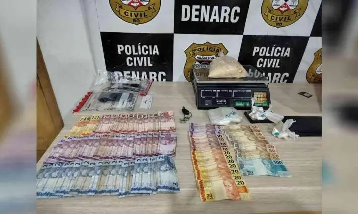 DENARC prende “Gaivota” pela quarta vez e apreende drogas na zona sul de Porto Velho