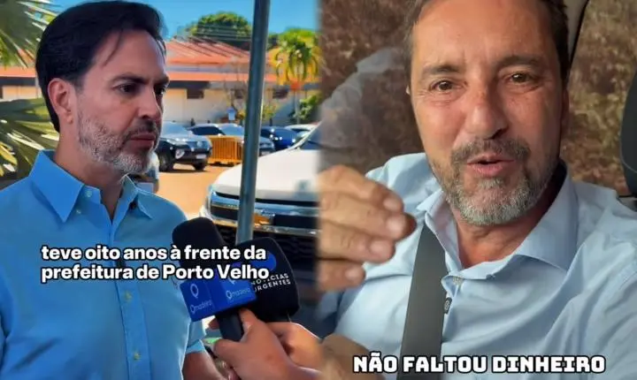 DEU RESPOSTA – Hildon Chaves rebate críticas de Léo Moraes e defende legado de sua gestão em Porto Velho