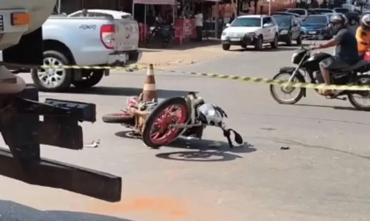 Discussão entre casal encerra na delegacia depois de pneus de moto serem furados em RO
