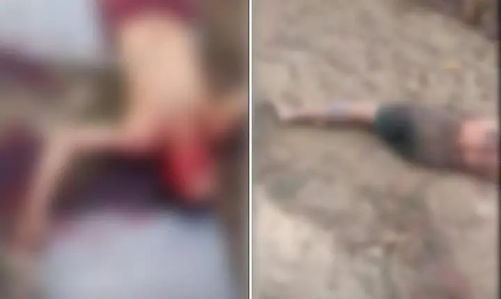 Dois homens são encontrados mortos a facadas na entrada de chácara – IMAGENS FORTES