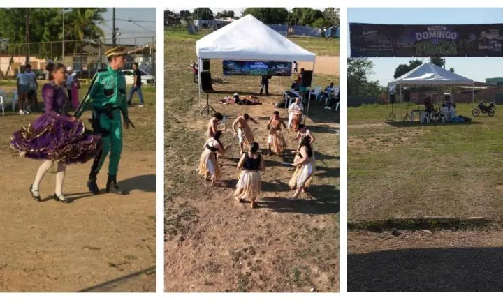 Domingo na Praça reúne moradores com saúde e lazer