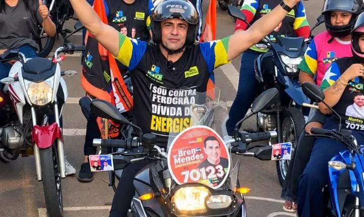 Dr. BRENO MENDES, O FISCAL DO POVO, REALIZA MOTOCIATA COM CENTENAS DE APOIADORES NA ZONA LESTE DE PORTO VELHO
