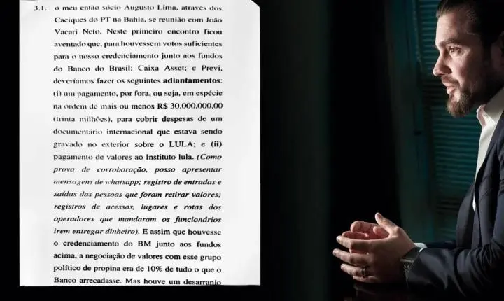 Em áudio e documentos, Daniel Vorcaro afirma ter pago R$ 30 milhões em dinheiro vivo para filme sobre Lula