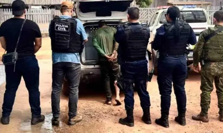 Foragido da Delegacia de Extrema é recapturado em Vista Alegre do Abunã