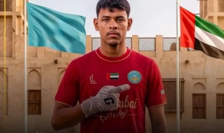 Goleiro de Porto Velho é apresentado por clube de Dubai e ganha destaque no futebol internacional