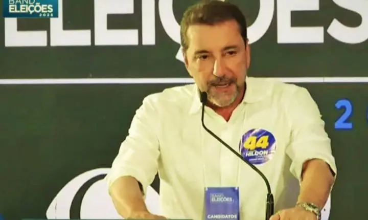 Hildon cobra seriedade dos adversários no primeiro debate da Band