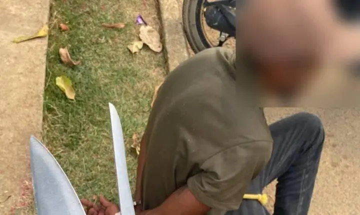 Homem armado com faca é preso depois de invadir creche em município rondoniense