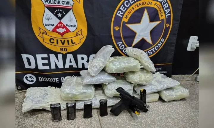 Homem é preso em flagrante por tráfico de drogas e crime ambiental em RO