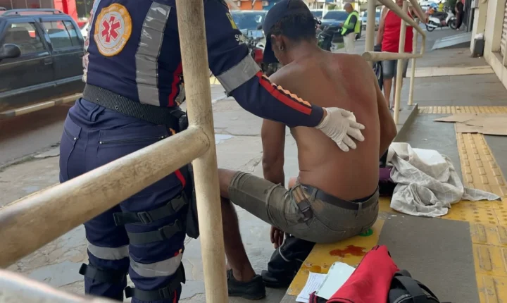 Homem em situação de rua é esfaqueado em Porto Velho
