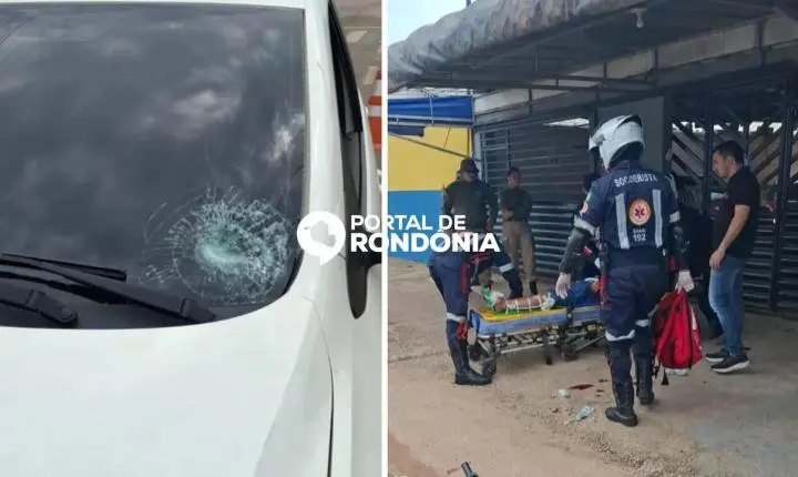 Homem fica ferido após acidente entre bicicleta elétrica e carro
