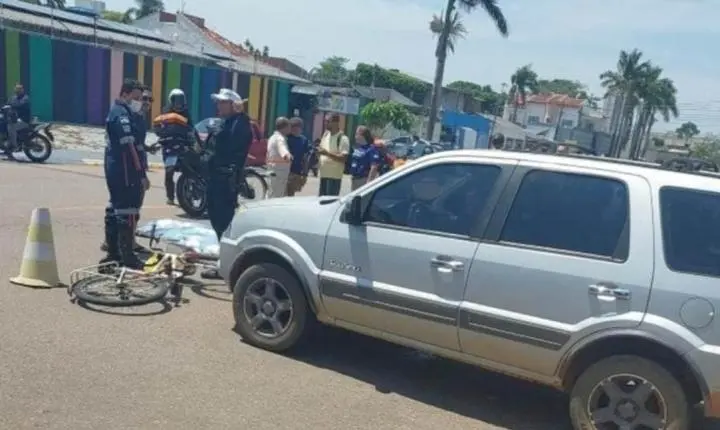 Idosa de 69 anos morre depois de carro avançar preferencial na capital