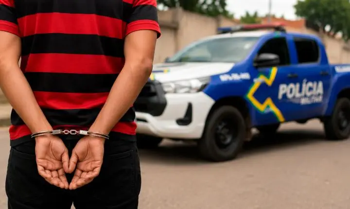 JI-PARANÁ: ABORDAGEM DE ROTINA DA PMRO RESULTA EM CUMPRIMENTO DE MANDADO DE PRISÃO