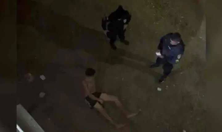 Jovem fica gravemente ferido depois de pular do 3º andar no decorrer de ação da PM