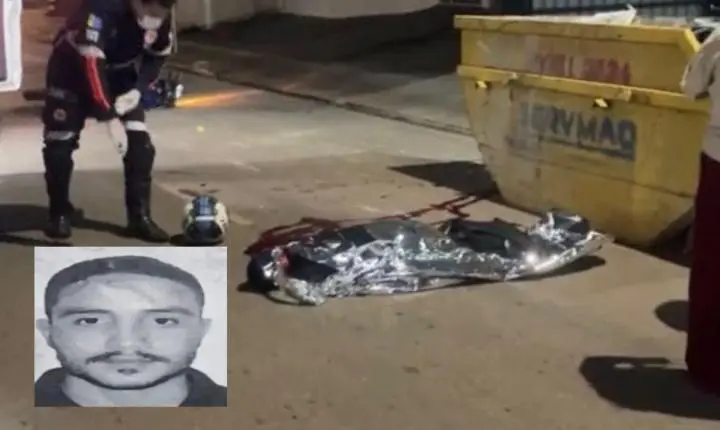 Jovem perde controle de moto e morre ao colider com papa de entulho