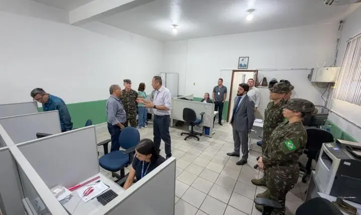 Junta Militar de Porto Velho recebe visita do Comando da 12ª Região