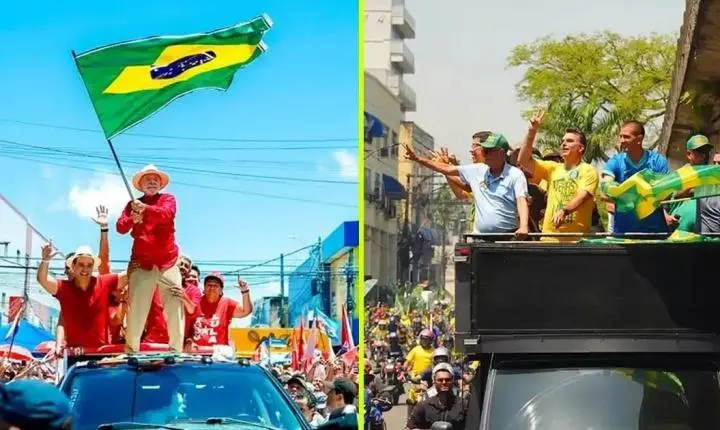 Lula faz comício em Natal e Flávio Bolsonaro participa de ato no RJ