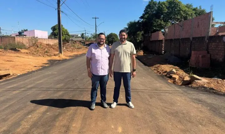 Márcio Pacele acompanha avanço das obras de infraestrutura no Parque Amazônia