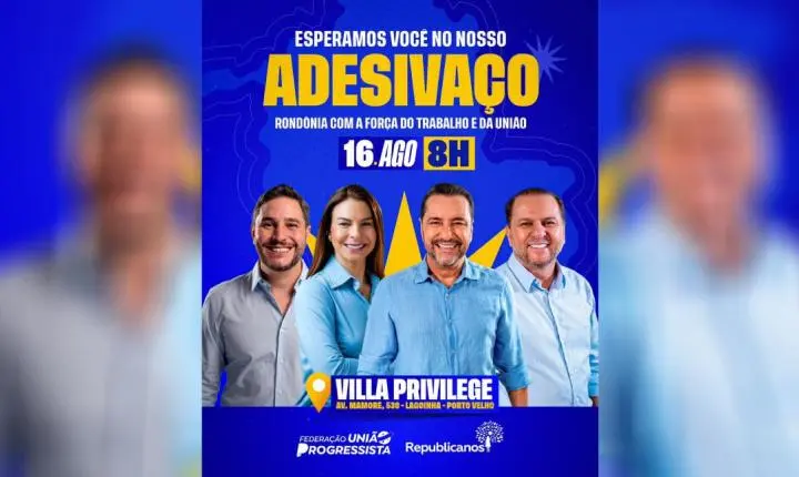 Mariana Carvalho faz adesivaço em Porto Velho neste domingo