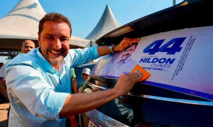 MOBILIZAÇÃO – Adesivaço da Federação União Progressista é sucesso de adesão neste domingo em Porto Velho