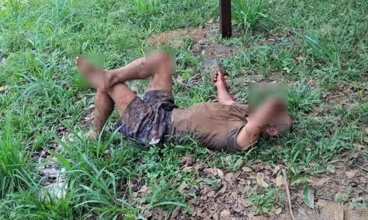 Motociclista fica inconsciente após queda na Estrada dos Periquitos