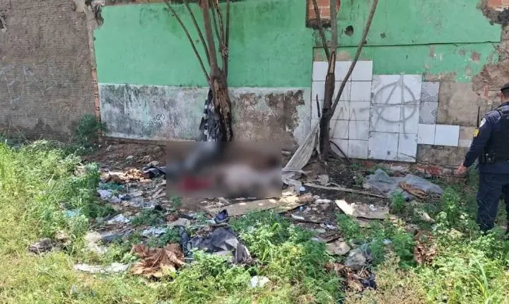 Mulher é encontrada morta nua e com sinais de violência em terreno baldio na capital