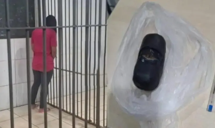  Mulher é presa tentando entrar com droga escondida em presídio de Porto Velho 