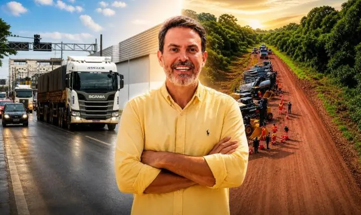 O prefeito Léo Moraes assinou hoje a ordem de serviço para asfaltar mais de 30 km da Expresso Porto, e as máquinas já estão em campo dando início às obras.