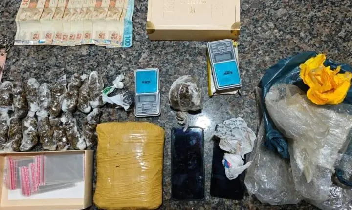 Operação da Polícia Militar resulta em prisões e apreensão de drogas na Linha 9