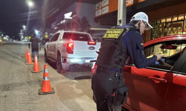 Operação Lei Seca aborda mais de 1,2 mil motoristas e flagra 57 crimes de embriaguez em Rondônia