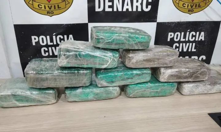 Operação Protetor das Fronteiras apreende 10 kg de Skunk e desarticula esquema ligado a facção em Porto Velho