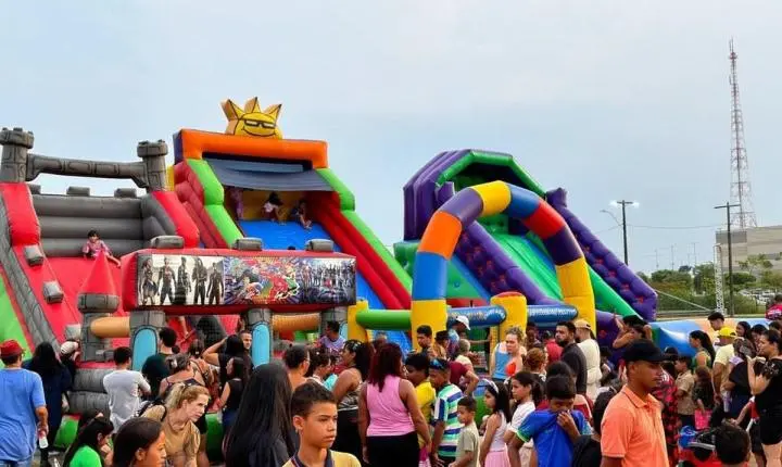 Parque da Cidade vira palco de diversão para milhares de crianças