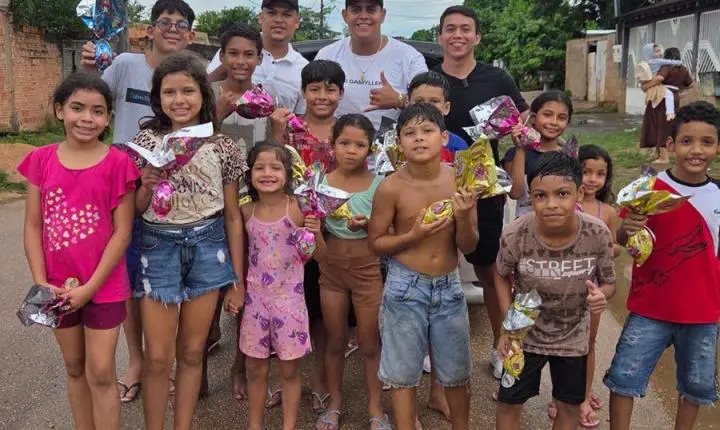 Páscoa Solidária celebra 4 anos levando alegria às crianças do bairro Lagoinha