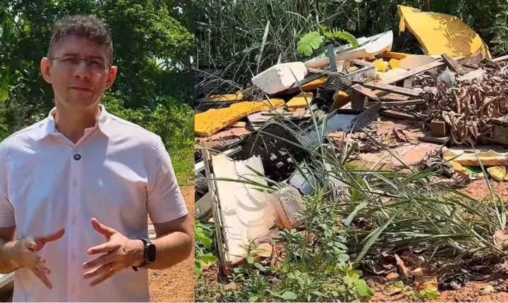 Pedro Geovar cobra limpeza de córrego depois de descarte irregular de lixo na zona sul de Porto Velho