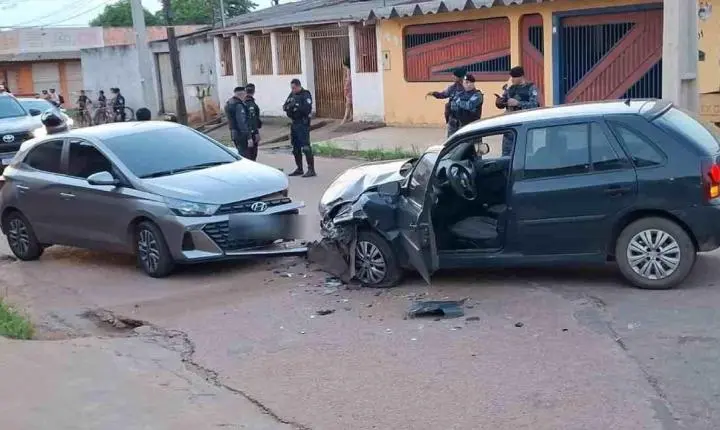 Perseguição encerra com dois suspeitos baleados na zona sul de Porto Velho