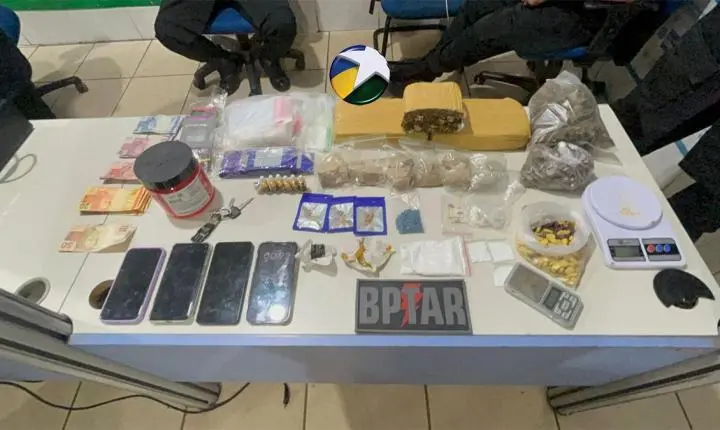 Polícia apreende mais de 400 micropontos de LSD e outras drogas com casal em Porto Velho