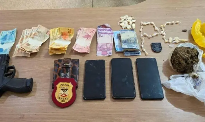Polícia Civil prende dupla e apreende mais de 230 kg de drogas em área rural de Rio Crespo