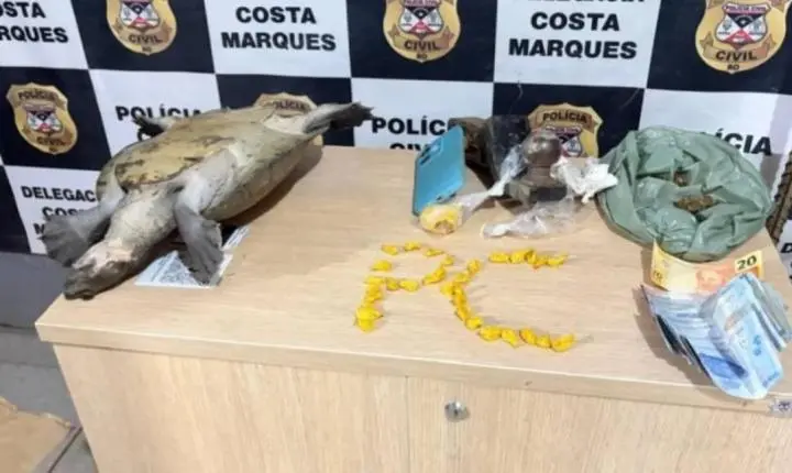 Polícia Civil prende homem por tráfico de drogas e crimes ambientais em RO