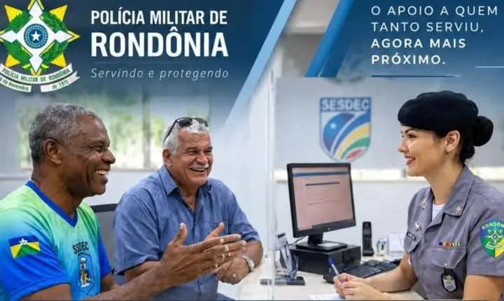 Polícia Militar de Rondônia ativa Polos de Atendimento e Gestão ao Veterano no interior do Estado