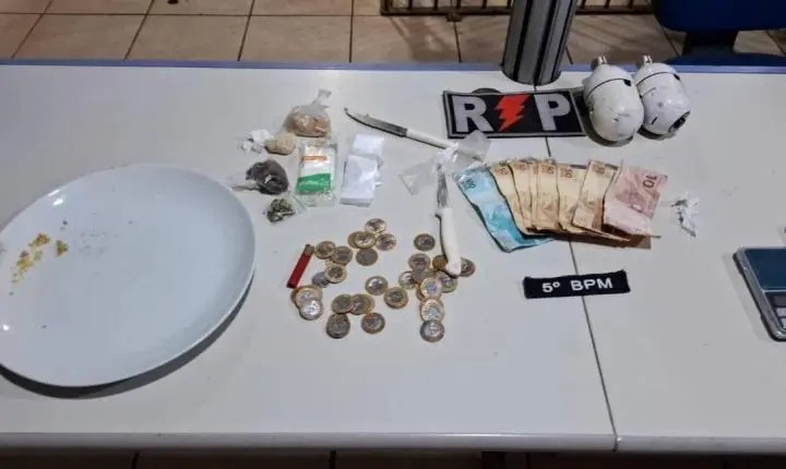Polícia militar prende homem por tráfico de drogas no bairro São Francisco em Porto Velho