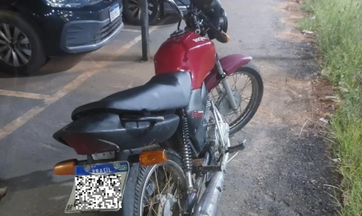 Polícia Militar recupera motocicleta furtada com sinais de adulteração em Cacoal