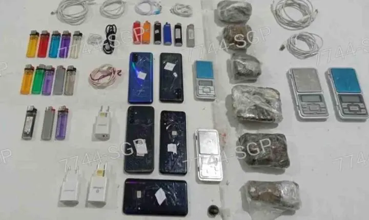 Polícia Penal apreende 45 celulares e quase 16 kg de drogas no Presídio 603