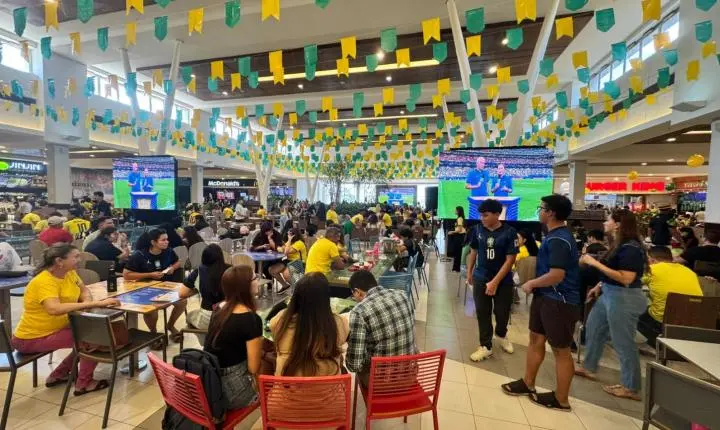 Porto Velho Shopping segue com transmissões dos jogos da Copa do Mundo