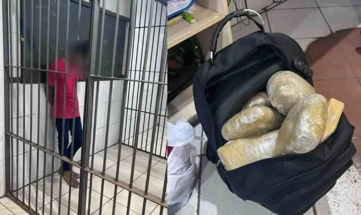PRF apreende 17,6 kg de drogas depois de perseguição na BR-364