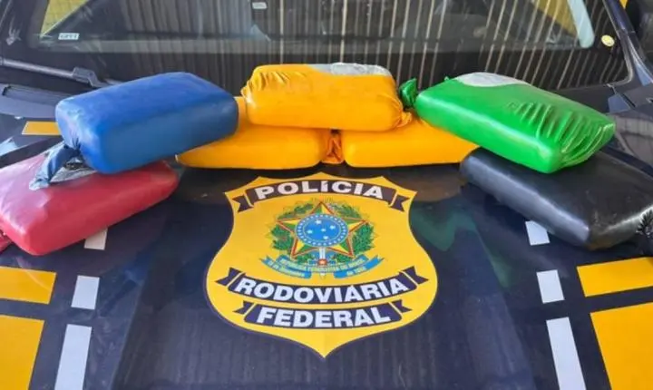PRF em Rondônia apreende mais de 8 kg de entorpecentes em Vilhena
