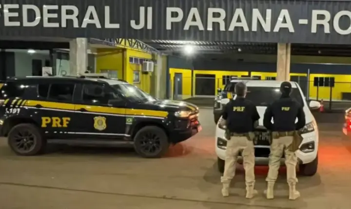 PRF recupera em Ji-Paraná carro roubado que vinha de Goiânia
