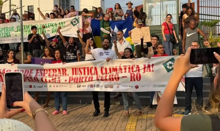 Samuel Costa e Neidinha Suruí participam da 1ª Marcha pelo Clima em Porto Velho