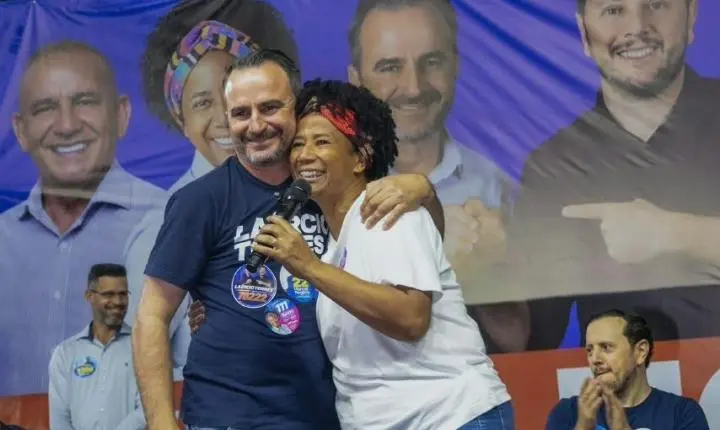 Sílvia Cristina presta solidariedade ao candidato Laércio Torres, vítima de acidente