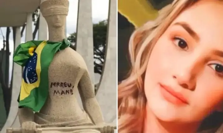STF concede progressão para o semiaberto a cabeleireira conhecida por pichar estátua com batom