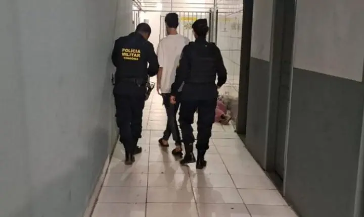 Suspeito de furtar comércio é detido pela Polícia Militar em Porto Velho