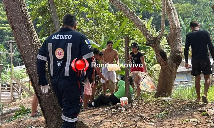 URGENTE: Venezuelano fica em estado grave depois de cair de pé de seriguela
